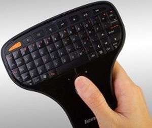 Lenovo N5901 Wireless Mini Remote Keyboard and Trackball - Click Image to Close