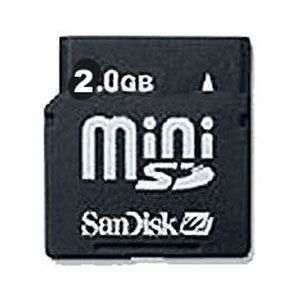 SanDisk 2GB MINI SD CARD - Click Image to Close