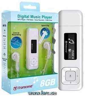 Transcend MP330 Digital MP3 Music Player - Click Image to Close