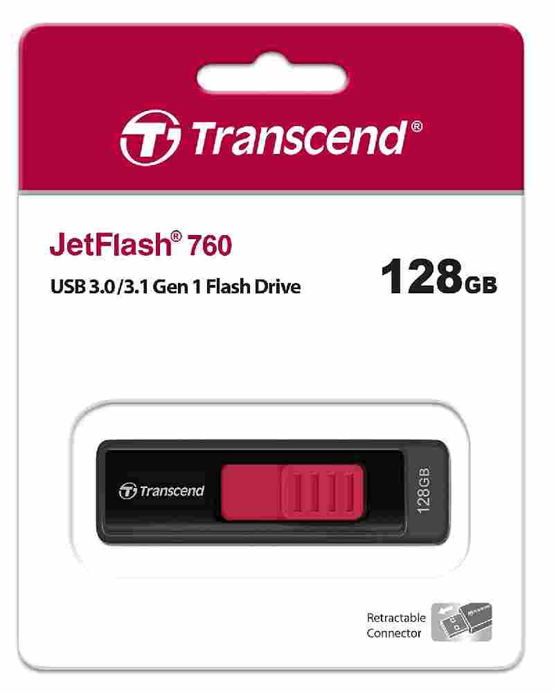 ranscend 128 GB JetFlash 760 USB 3.0 Flash Drive - Click Image to Close