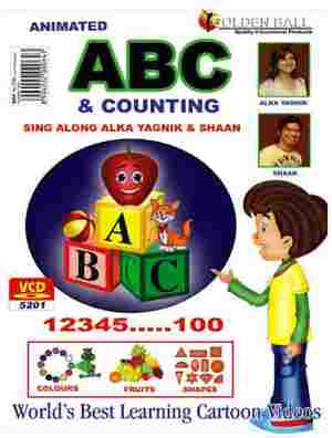 Golden Ball Animated English VCD ABC And Counting - Click Image to Close