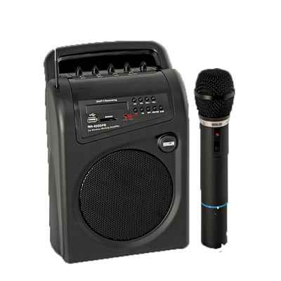 AHUJA WA-625DPR WITH 1 CORDLESS MIC, INBUILT RECHARGEABLE BATTERIES WITH USB PORTABLE SPEAKER CUM AMPLIFIER