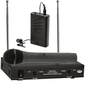 Ahuja AWM-490VHL Professional VHF Wireless PA Microphones - Click Image to Close