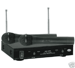 Ahuja AWM-490V2 Professional VHF Wireless PA Microphones - Click Image to Close