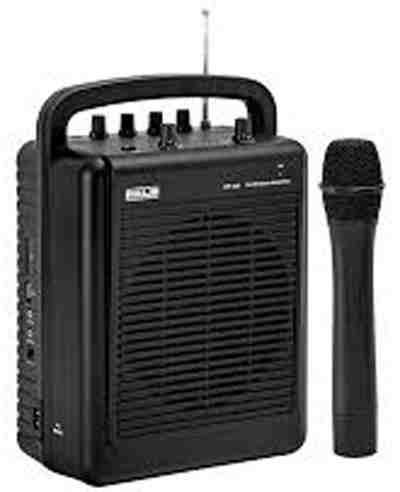 Ahuja PA system WP-220 with free Max cord Portable Speaker - Click Image to Close