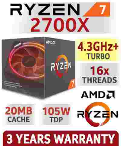 AMD Ryzen 7 2700X 20MB Cache, 4.3 GHz 16x Cores AM4 Chipset 2nd Gen AMD Ryzen Desktop Processor - Click Image to Close