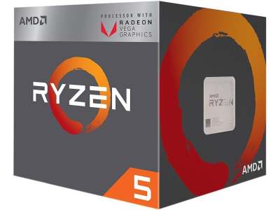 AMD Ryzen 4 G2400 with Wraith Stealth Cooler Processor CPU - Click Image to Close