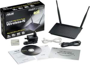 Asus DSL-N12E 300 Mbps Wireless ADSL Modem Router - Click Image to Close
