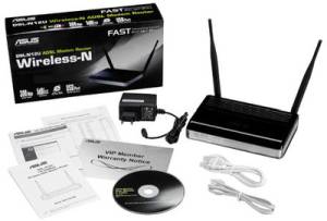 Asus DSL-N12U N300 wifi Wireless ADSL Modem - Click Image to Close