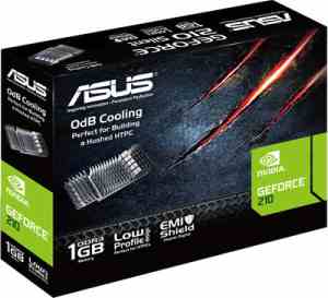 Asus NVIDIA GeForce EN210 Silent 1 GB DDR3 Graphics Card - Click Image to Close