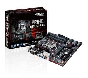ASUS PRIME B250M-PLUS LGA 1151 7th Gen HDMI USB 3.0 Micro ATX Motherboard