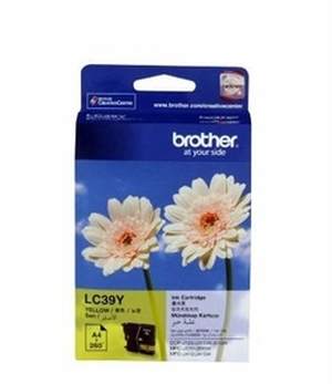 Brother LC 39Y Yellow Ink Printer Cartridge - Click Image to Close