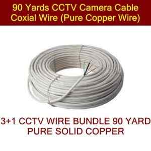 CCTV Camera Cable Coxial Pure Copper Wire - Click Image to Close