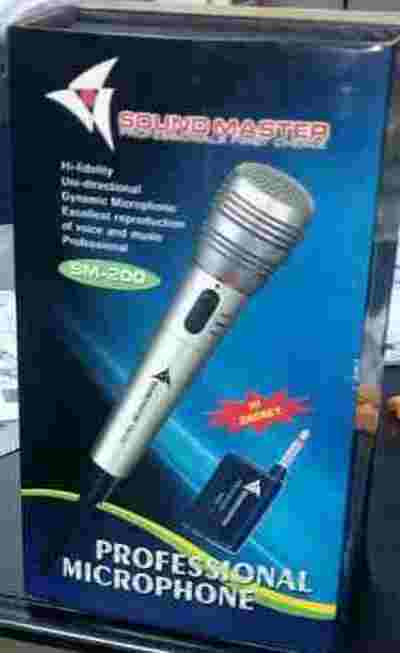 Sound Master Cordless Wireless/Wired HiFi VHF Professional Microphone - Click Image to Close
