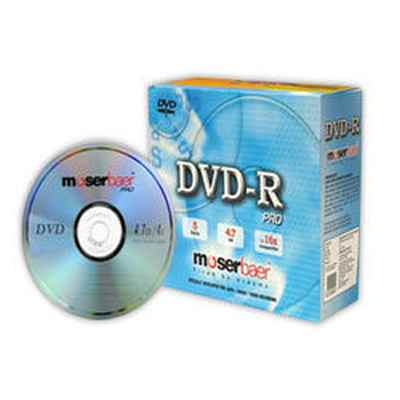 Moser Baer DVD+RW 5 Pack Normal Jewel Case - Click Image to Close
