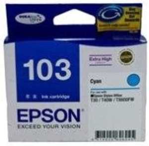 Epson 103 (C13T103290) Cyan Ink cartridge - Click Image to Close