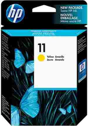 HP 11 Yellow Ink Cartridge - Click Image to Close