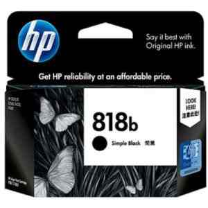 HP 818b Simple Black Ink Cartridge - Click Image to Close