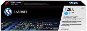 HP 128A Cyan LaserJet Toner Cartridge - Click Image to Close
