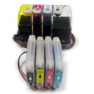 CISS Kit Ink Tank System for HP10 HP82 Cartridge DesignJet 500 Printers - Click Image to Close