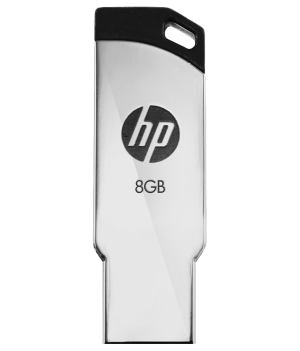 HP Original V236W 8Gb Metallic Pen drive - Click Image to Close