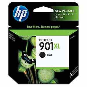 HP 901XL Large Black Officejet Ink Cartridge - Click Image to Close