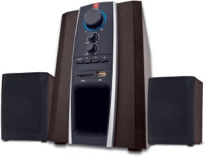 iBall Tarang USB 2.1 Channel Multimedia Speakers(Wooden) - Click Image to Close
