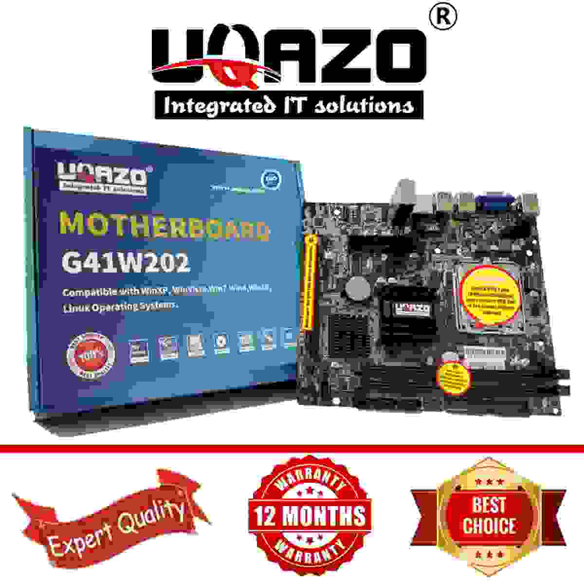 UQAZO G41 Intel Chipset HIGH QUALITY Desktop Mothboard
