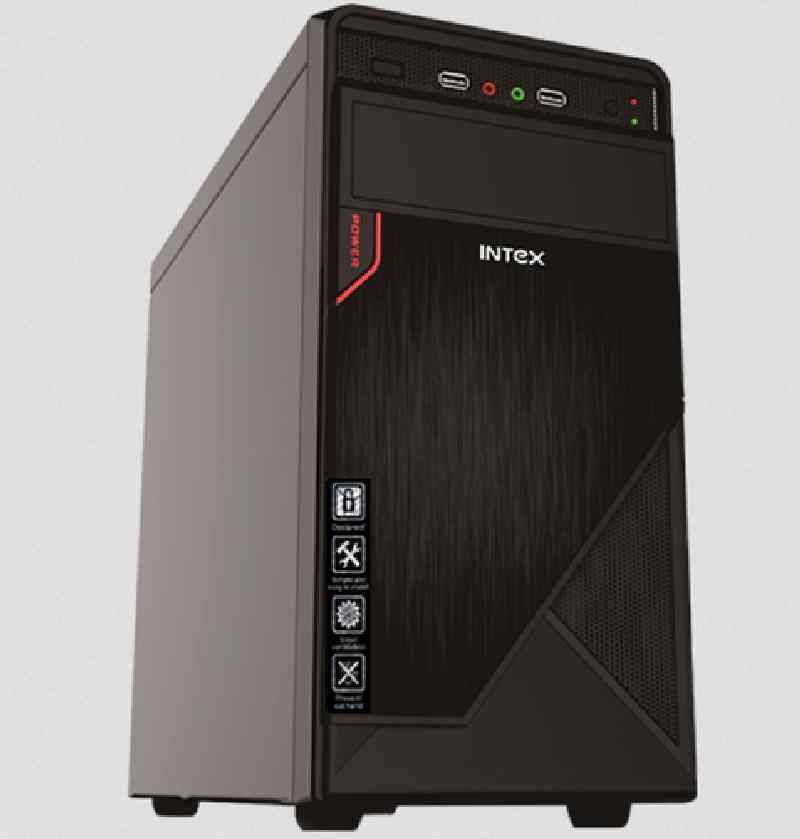 Intex PC Cabinet ATX Without SMPS for Assembled Desktops Computer