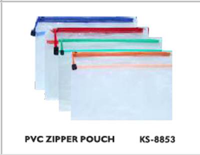 Kent PVC Zipper Pouch 10 PCs Pack Transparent Pouch