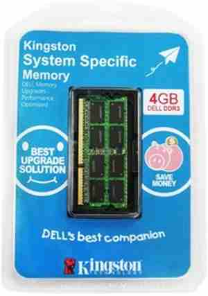 Kingston DDR3 4 GB Dell Laptop RAM - Click Image to Close