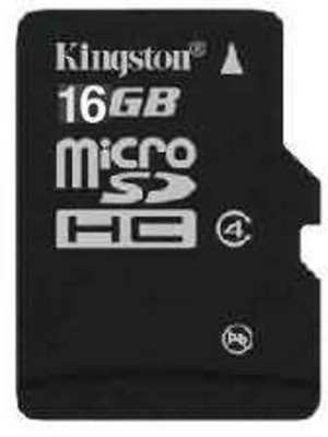Kingston Memory Card MicroSD 16 GB Class 4 - Click Image to Close