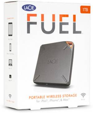 Lacie Fuel 1 TB Wireless external hard drive - Click Image to Close