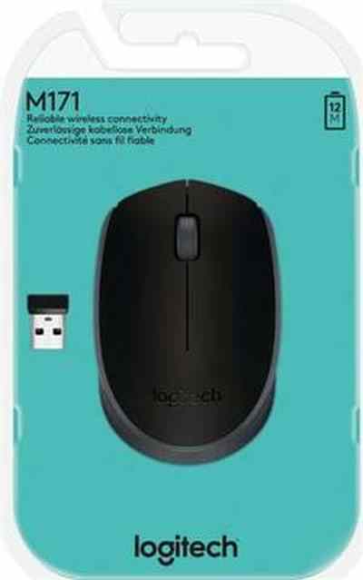 Logitech M171 wifi Optical Wireless Mouse - Click Image to Close