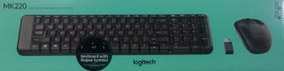 Logitech MK220 Keyboard Mouse Cordless Wireless Combo