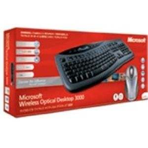 Microsoft Wireless Keyboard 3000 w/ Wireless Optical Mouse 2.0 - Click Image to Close