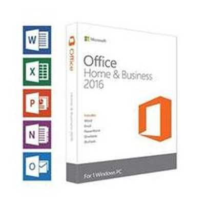 Microsoft MS 2016 Office Home & Business Software DVD - Click Image to Close