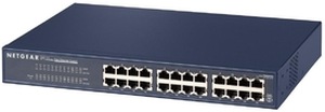 Netgear 24 Port 10/100 MBPS Fast Ethernet Network LAN Switch - Click Image to Close