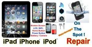 Repair & Service shop of Smartphones i-Phone Tablets iPad Android Apple Blackberry Cell Mobile Phones