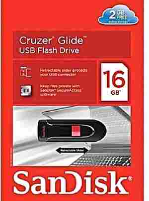 Sandisk Cruzer Glide 16 GB Pen Drive - Click Image to Close