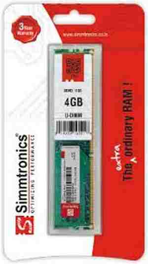 SIMMTRONICS 4GB DDR3 1600 MHZ DESKTOP Original RAM