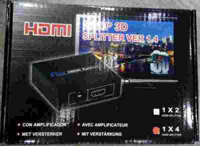Terabyte 1X4 HDMI Splitter Full HD 1080P Support 3D 4 Port