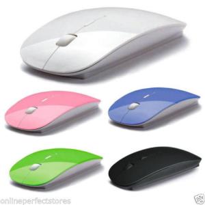 Terabyte Ultra Slim 2.4 GHz wifi Wireless Mouse - Click Image to Close