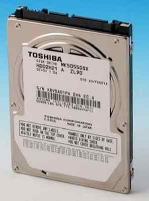 Toshiba 500GB Internal HDD Hard Disk Drive for Laptop - Click Image to Close