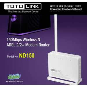 Totolink 150Mbps Wireless N ADSL 2/2+ Modem Router - Click Image to Close