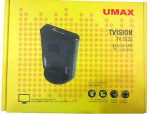 Umax External TV Tuner Card For LCD / TFT, FM + Remote