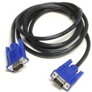 VGA 15 Pin to VGA 15 Pin Male Cable Cable 5M TFT Monitors - Click Image to Close
