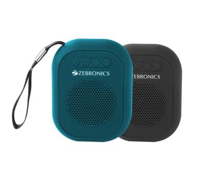 Zebronics Saga Portable BT Wireless with built in FM / USB / SD card slot Bluetooth Speaker - Click Image to Close